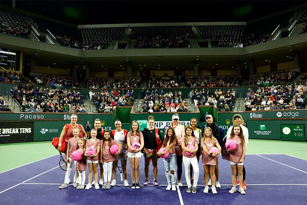 Photos: Tie Break Tens mixed doubles event at Indian Wells Tennis Garden